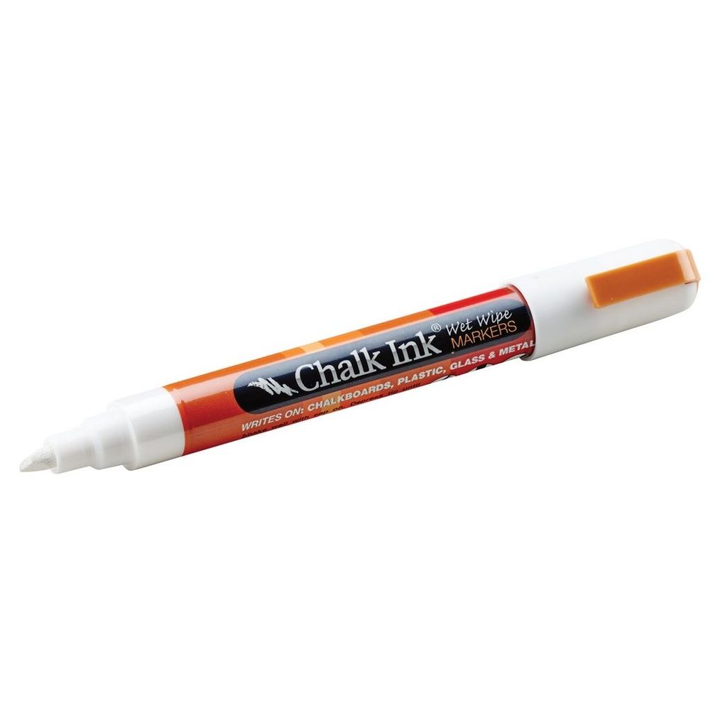 Cal-mil White Chalkboard Pen, 0.75 Inch Dia.