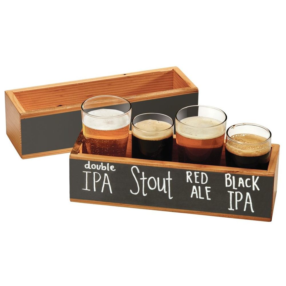 Cal-mil Vintage Write On Tasting Crate, 10.25 X 3.25 X 2.75 Inch