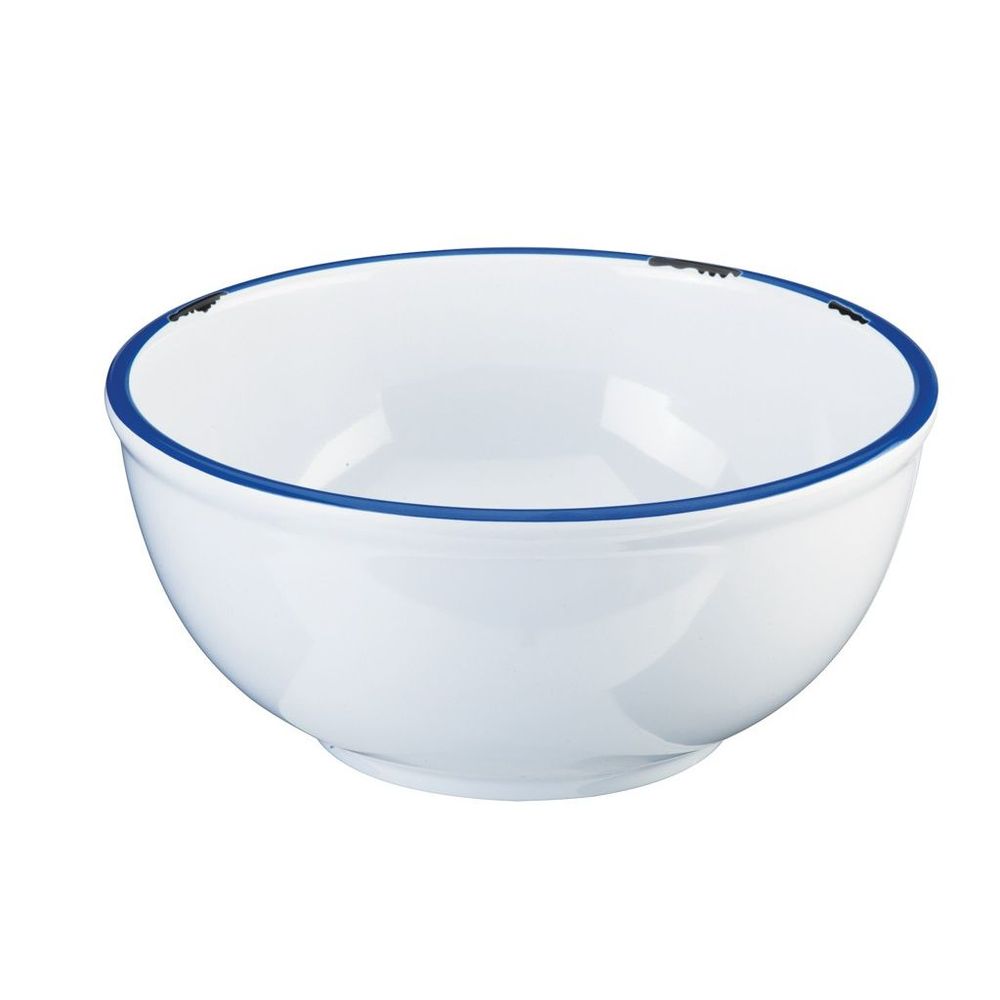 Cal-mil Enamelware Melamine Bowl, 8.125 Inch Dia X 3.625 Inch