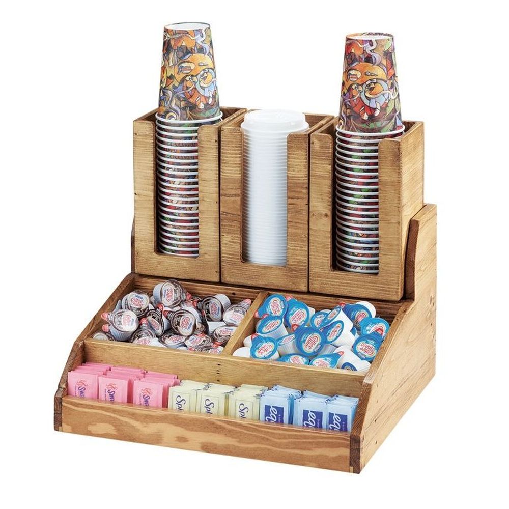 Cal-mil Madera Condiment Station, 15.25 X 14 X 9.5 Inch