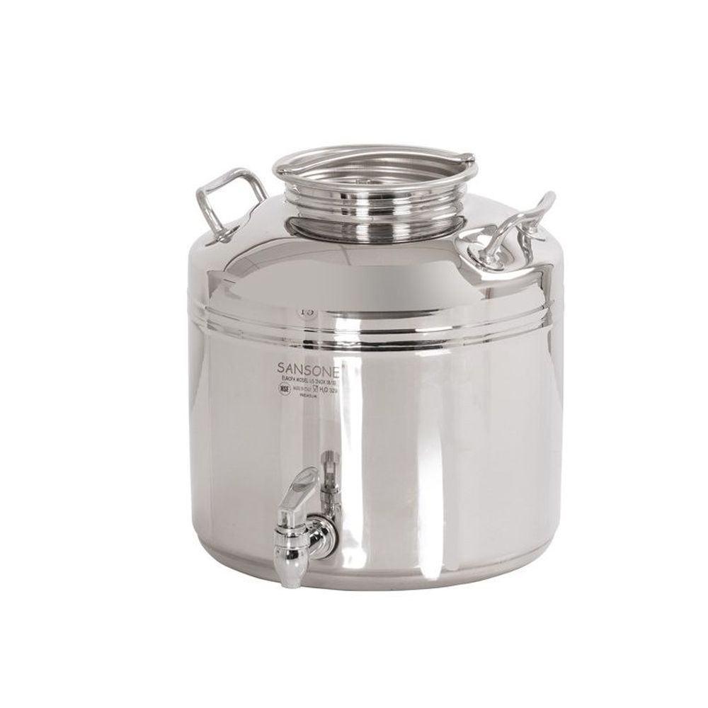 Cal-mil Stainless Steel Beverage Dispenser, 14 X 14 X 11 Inch