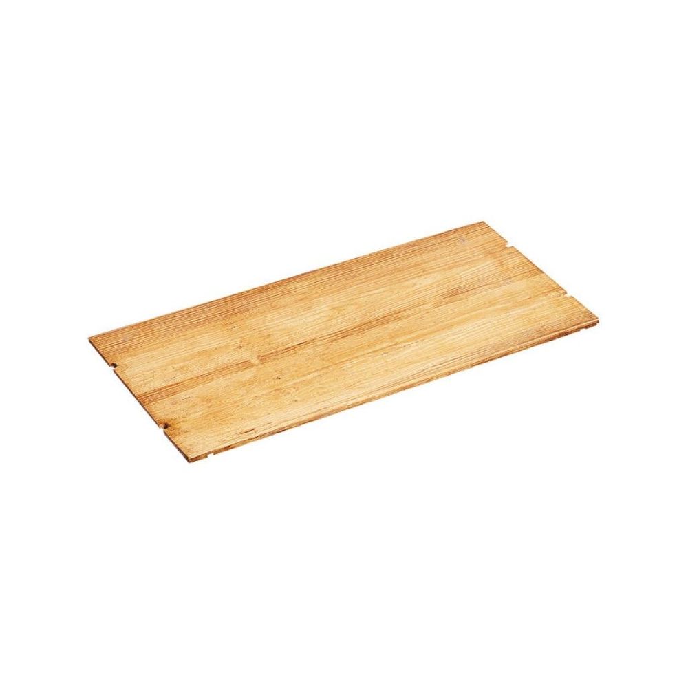 Cal-Mil Madera Reclaimed Wood Rectangle Riser Shelf, 32 x 12 x 0.5 inch -- 3 per case