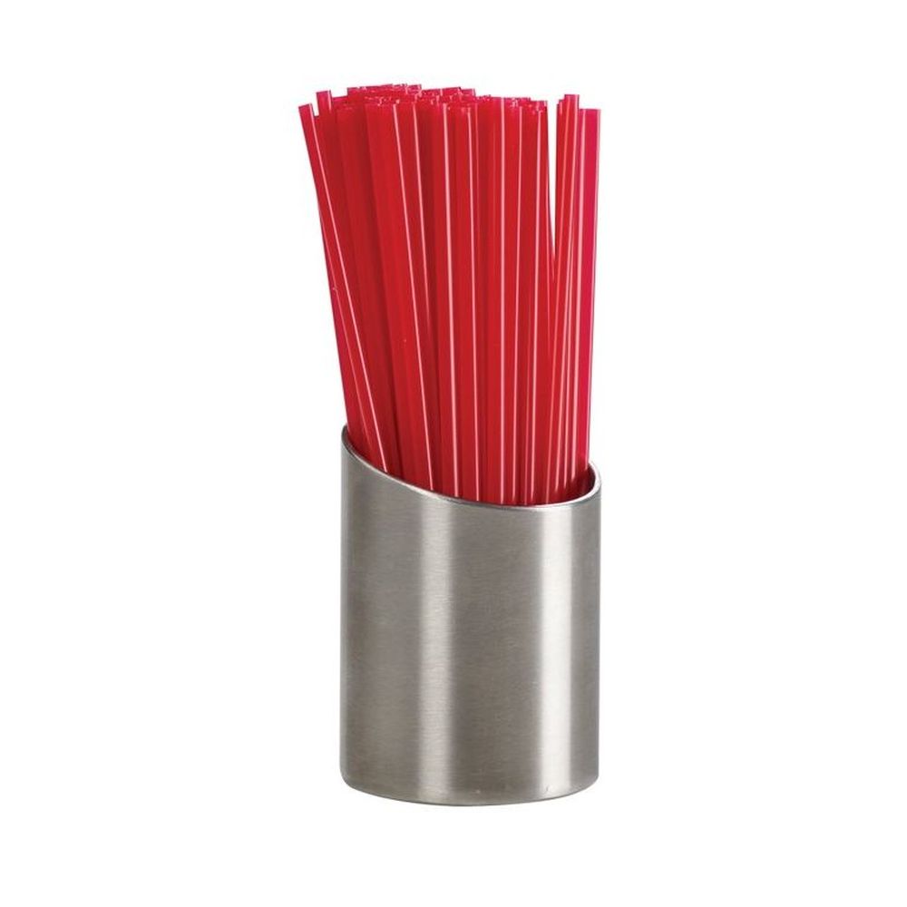 Cal-mil Stainless Steel Stir Stick Holder, 2 Inch Dia. X 2.75 Inch Height -- 48 Per Case