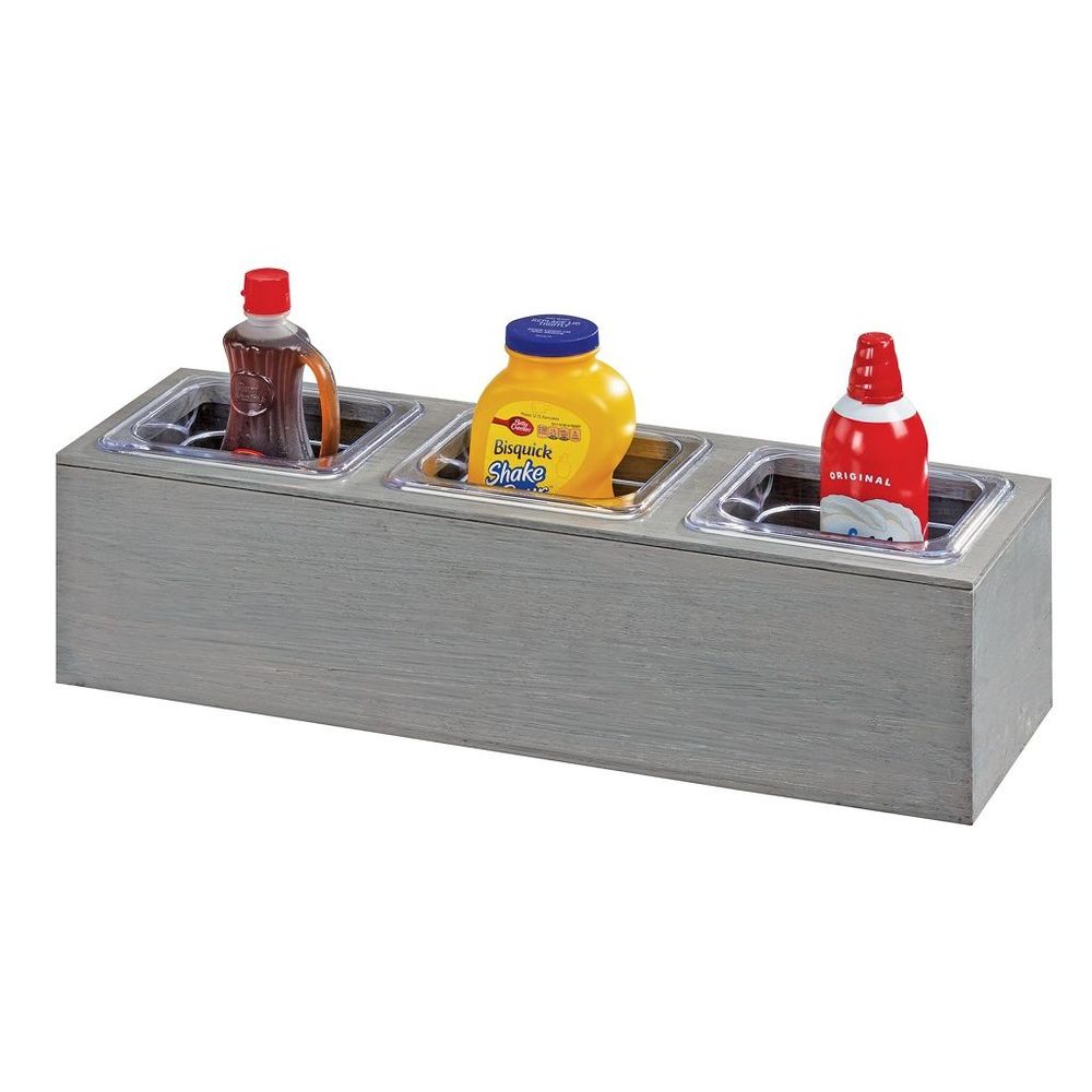 Cal-mil Unidad De Estación De Acción Ashwood Para Bandeja De 1/6, 11.75 X 7.5625 X 6.25 Pulgada