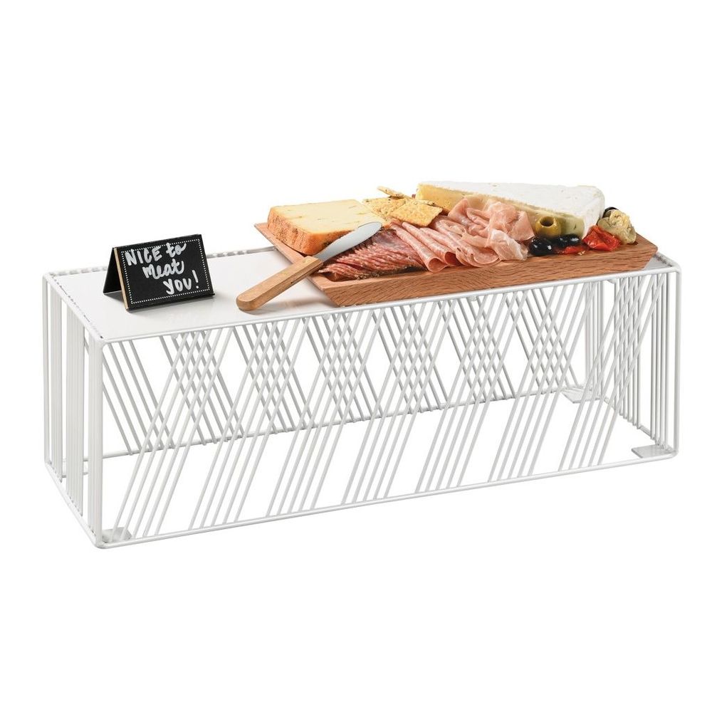 Cal-mil Elevador Rectangular Blanco Portland, 20.125 Pulgadas De Ancho X 7 Pulgadas De Profundidad X 7 Pulgadas De Alto
