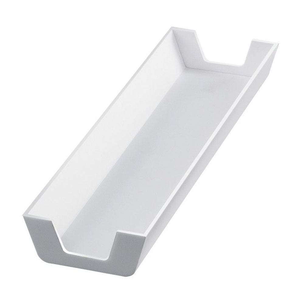 Cal-mil White Melamine Bagel Sleeve, 15.25 Inch Width X 4.75 Inch Depth X 2 Inch Height