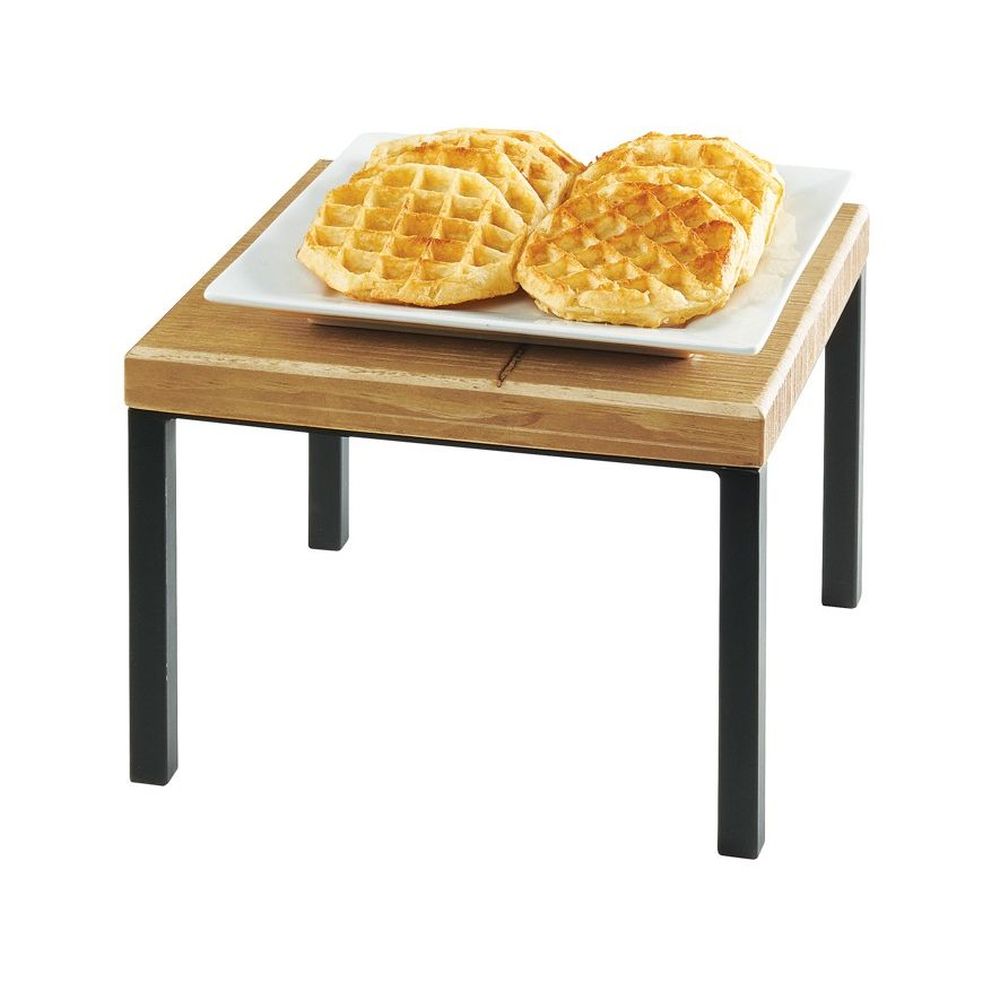 Cal-Mil Madera Square Wood Riser, 12 inch Width x 12 inch Depth x 9 inch Height
