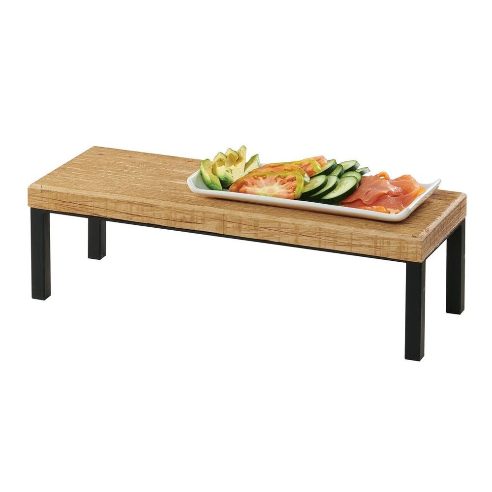 Cal-Mil Madera Rectangle Wood Riser, 7 inch Width x 20 inch Depth x 6 inch Height