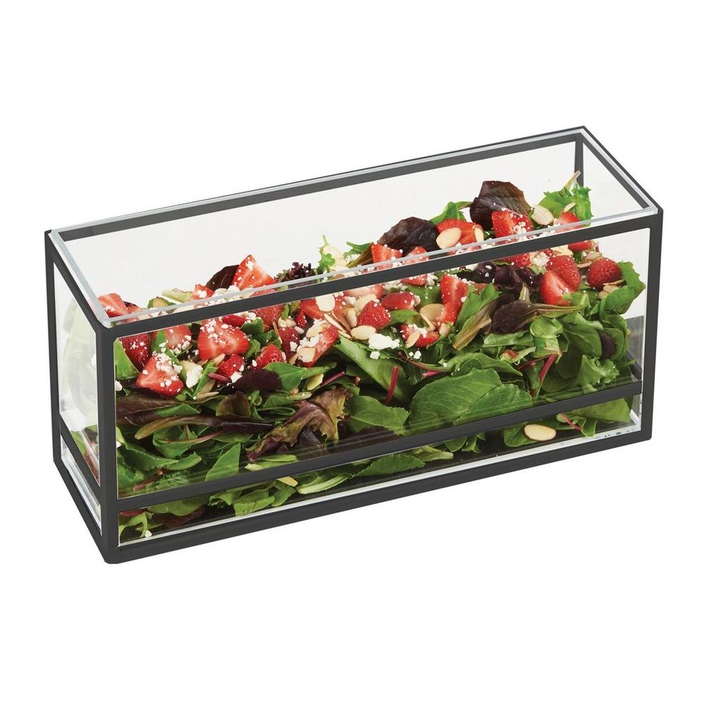 Cal-mil Monterey Black Rectangle Presentation Case, 5 X 15 X 7 Inch