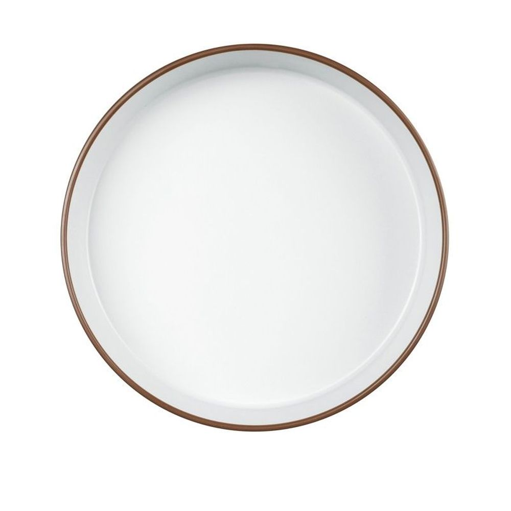 Cal-Mil Hudson Stoneware Raised Rim Melamine Bowl, 10 inch Dia. x 2.5 inch Height