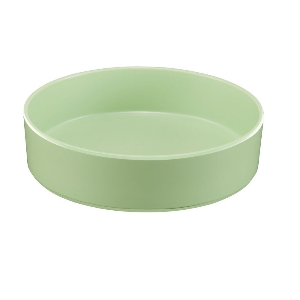 Cal-Mil Hudson Matcha Raised Rim Melamine Bowl, 10 inch Dia. x 2.5 inch Height