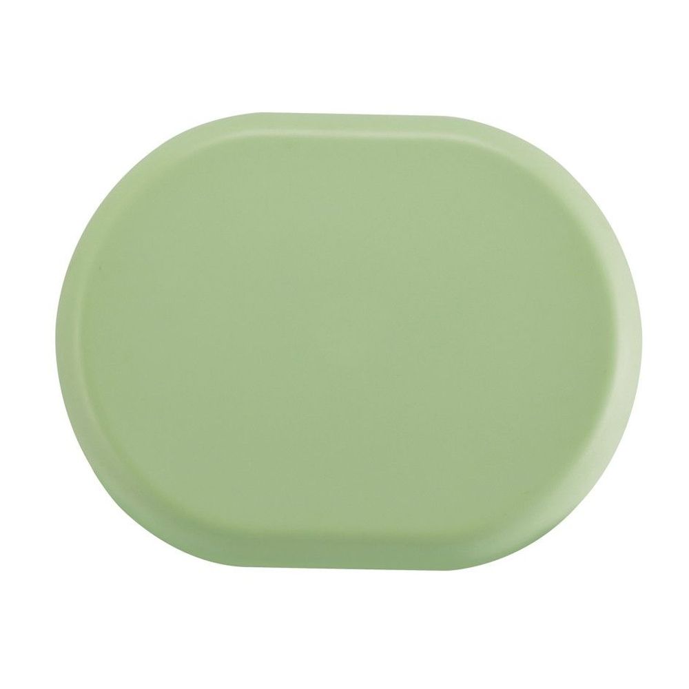 Cal-Mil Hudson Matcha Oval Melamine Platter, 14 inch Width X 11.25 inch Depth x 1 inch Height