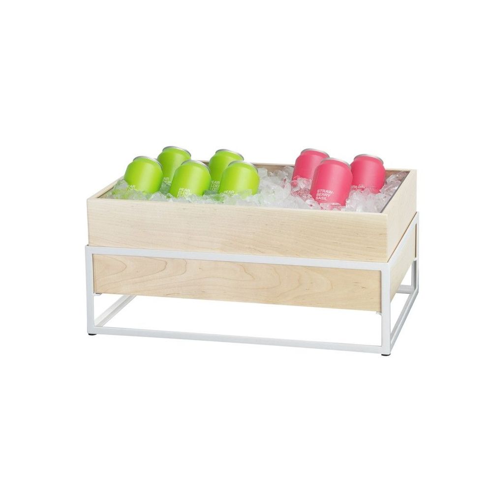 Cal-mil Blonde Ice Housing With Clear Pan, 20.25 Inch Width X 12.5 Inch Depth X 9.25 Inch Height