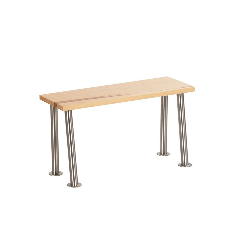 Cal-Mil Maple Wood Riser with Stainless Steel Legs, 20 inch Width x 7 ...