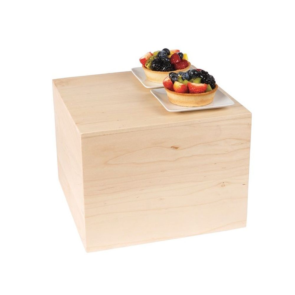 Cal-Mil Blonde Square Riser, 12 inch Width x 12 inch Depth x 9 inch Height