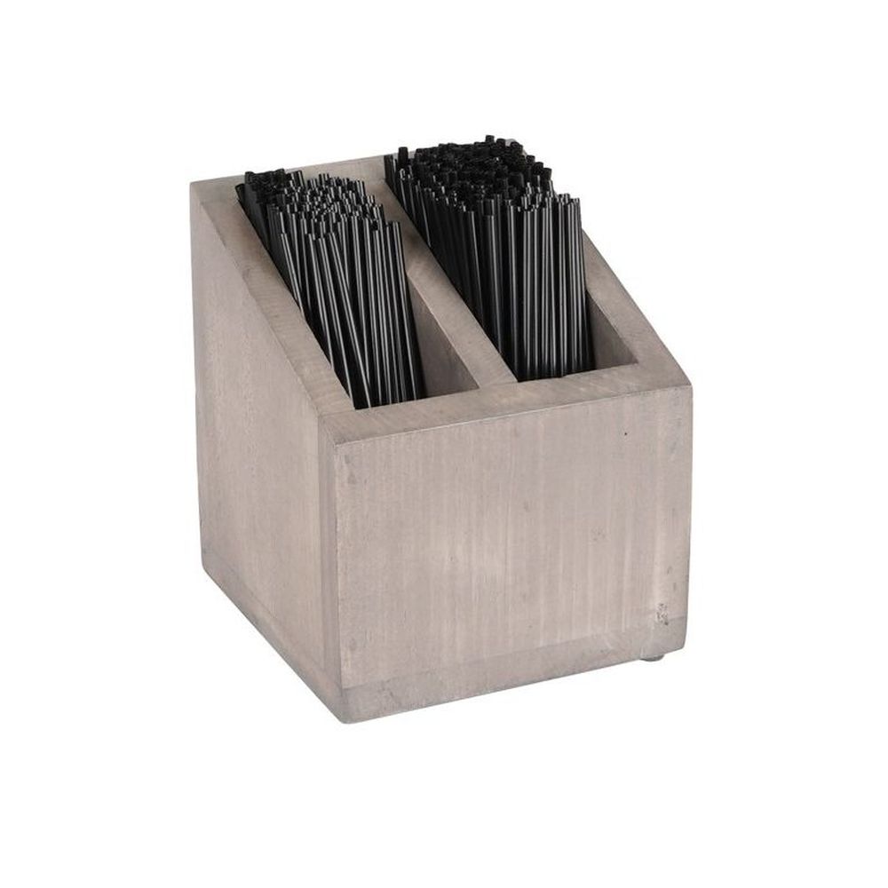 Cal-mil Aspen Stir Stick Organizer, 5.25 Inch Width X 5.25 Inch Depth X 5.5 Inch Height