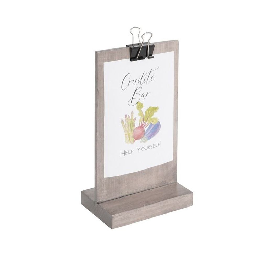 Cal-mil Aspen Clipboard Sign Holder, 9.25 Inch Width X 2.5 Inch Depth X 13.5 Inch Height