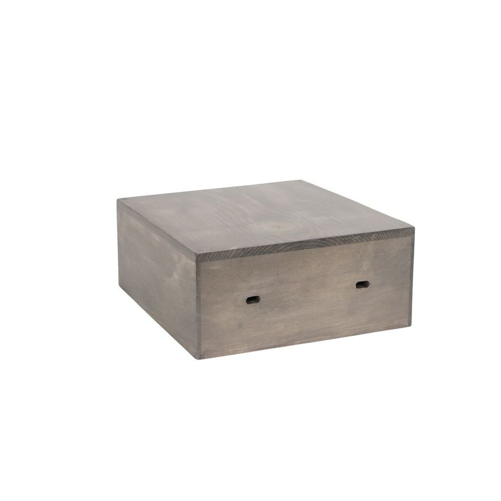 Square Concrete Riser Cal-Mil Aspen Square Riser System, 12 inch Width x 12 inch Depth x 4 ...