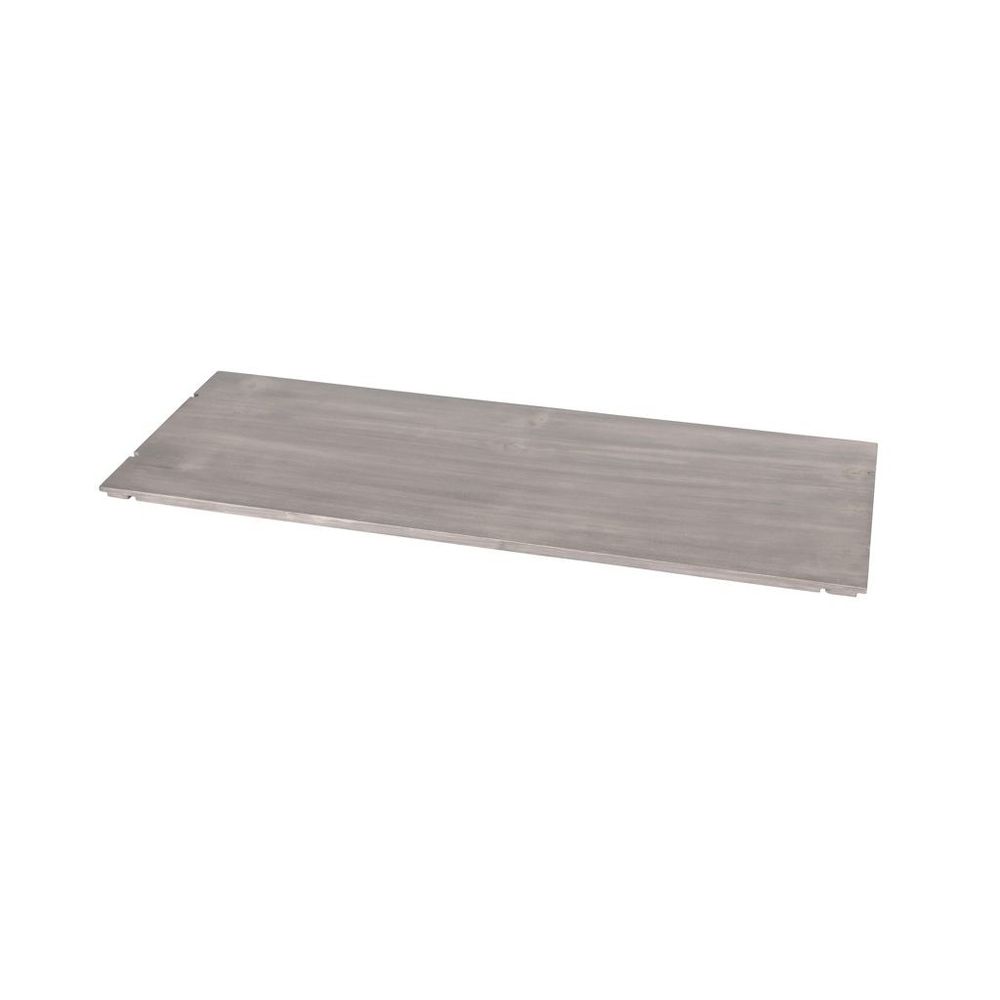 Cal-Mil Aspen Gray Pine Rectangle Riser Shelf, 32 x 12 x 0.5 inch -- 3 per case