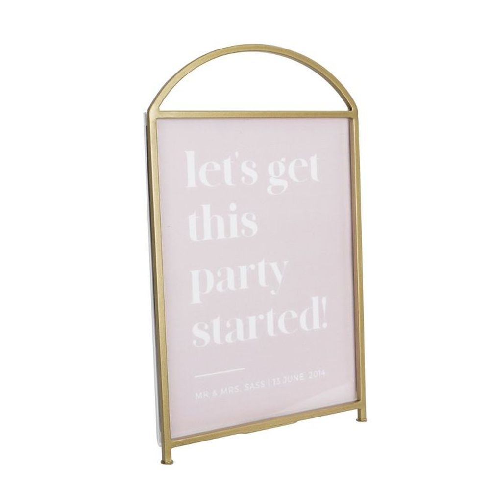 Cal-mil Heritage Arched Sign Holder, 8.5 Inch Width X 11 Inch Depth