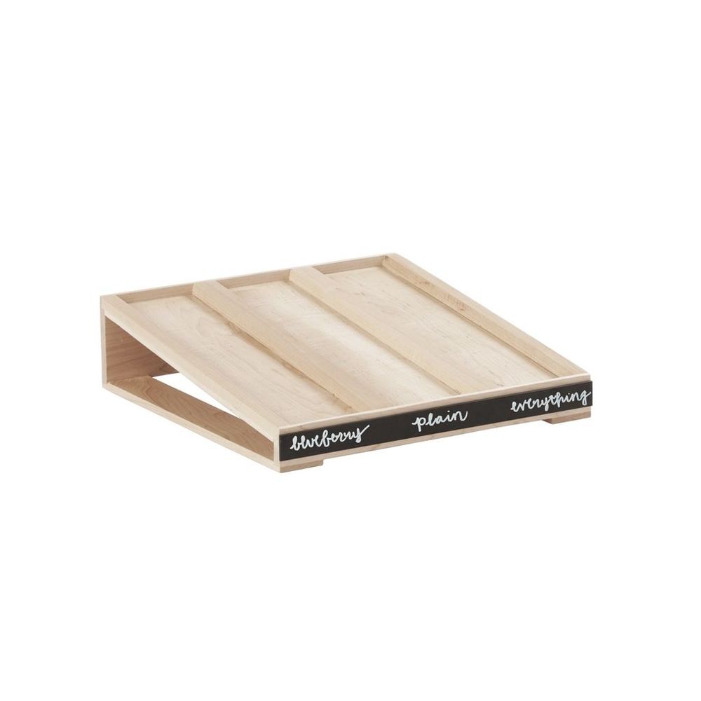 Cal-mil Blonde Write-on Bagel Display, 15 Inch Width X 16 Inch Depth X 4.25 Inch Height
