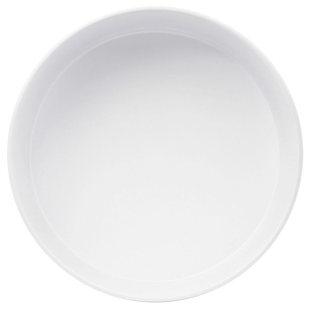 Cal-mil Hudson White Raised Rim Melamine Bowl, 120 Ounce Capacity -- 6 Per Case
