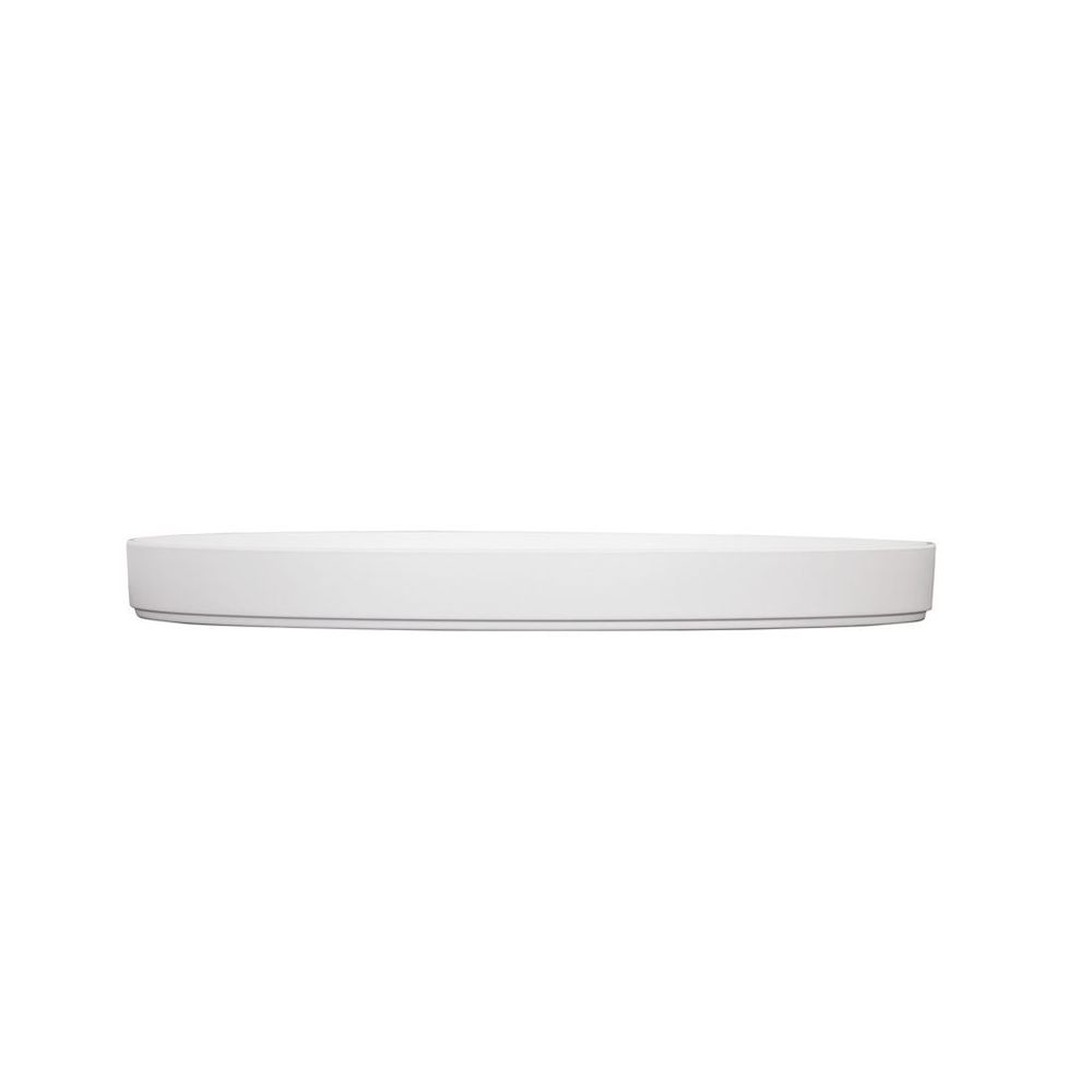 Cal-Mil Hudson White Melamine Platter, 16 inch Dia. x 1.5 inch Height