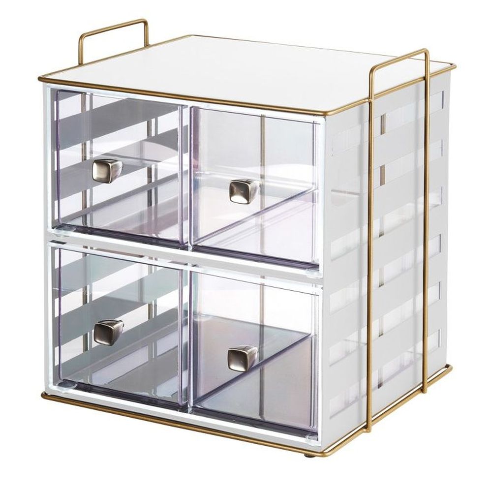 Cal-mil Empire White Metal Bread Case, 13 Inch Width X 11.25 Inch Depth X 13.25 Inch Height