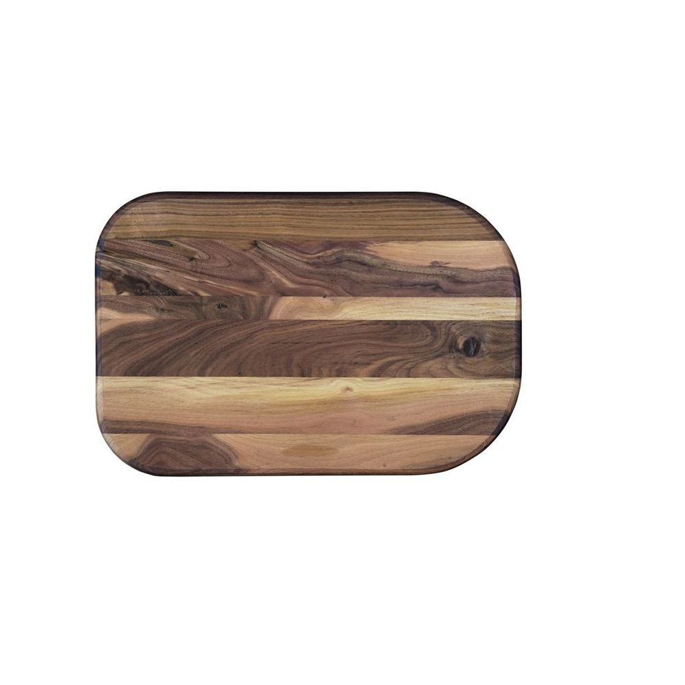 Cal-mil Sydney Walnut Serving Board, 18 Inch Width X 12 Inch Depth X 0.75 Inch Height
