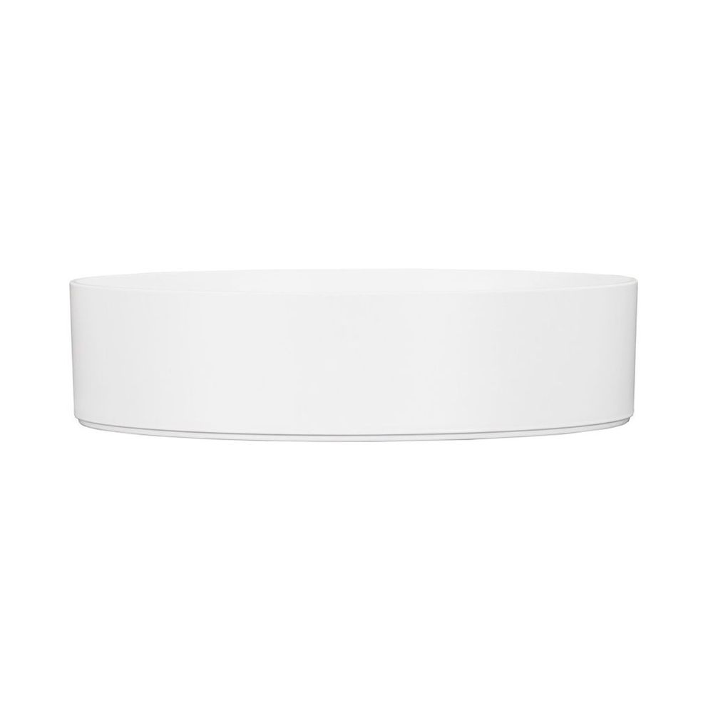 Cal-mil Hudson White Melamine Bowl, 14 Inch Dia. X 3.5 Inch Height
