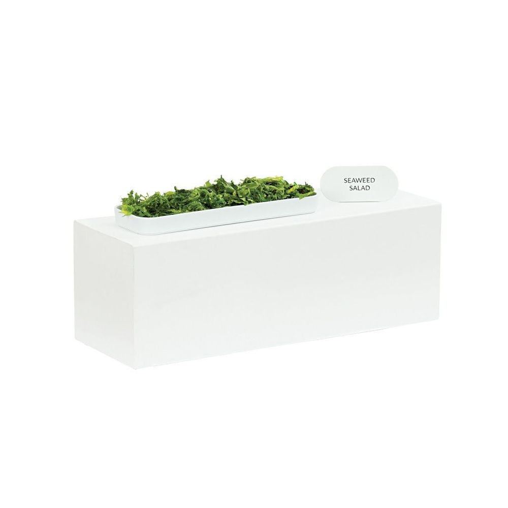 Cal-Mil Juno Durable White Metal Rectangle Riser, 20.5 inch Width x 7 inch Depth x 7 inch Height