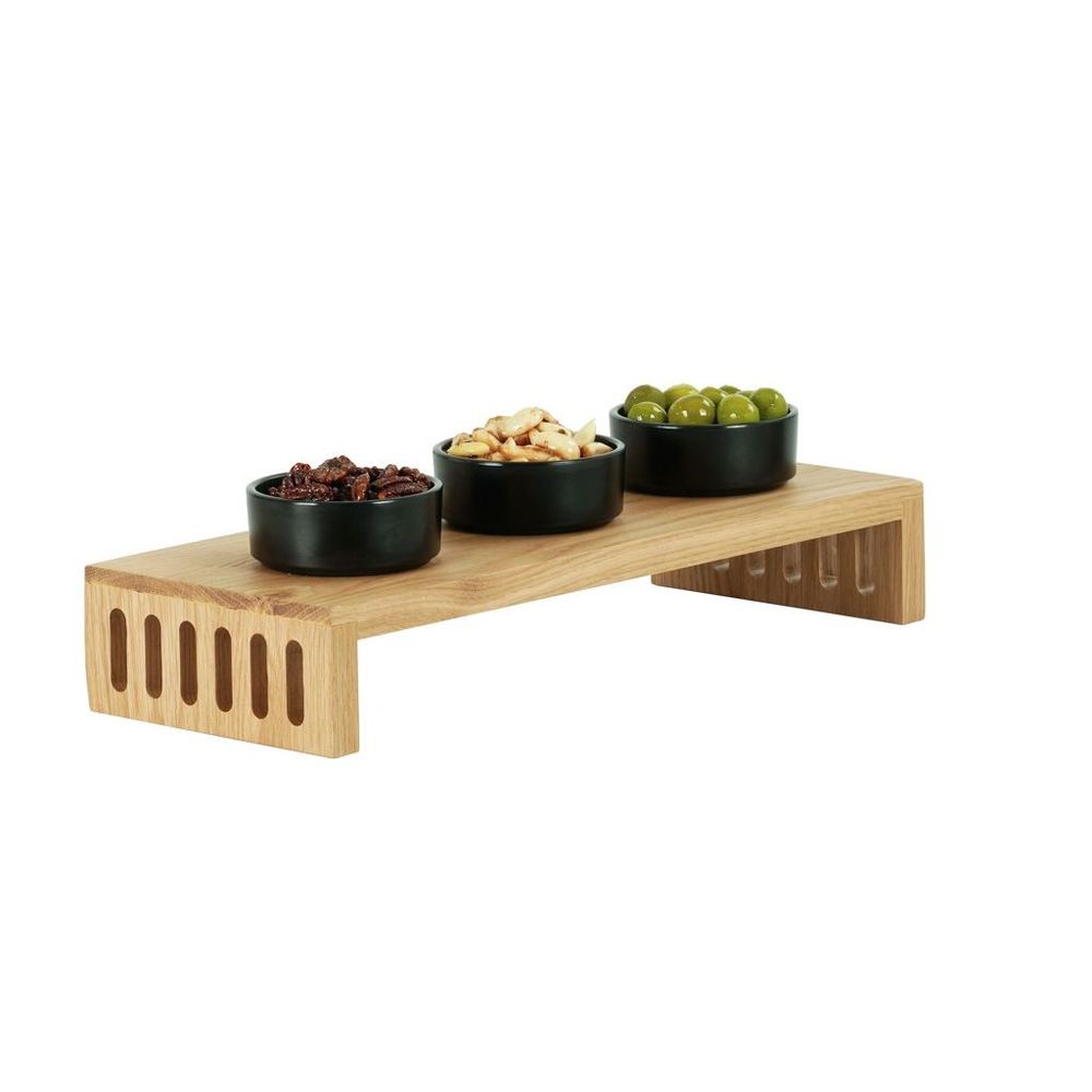 Cal-Mil Sydney Oak Nesting Riser, 18 inch Width x 7 inch Depth x 3 inch Height