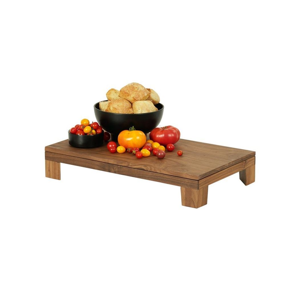 Cal-Mil Sydney Walnut Taper Leg Riser, 12 inch Width x 20 inch Depth x 3.25 inch Height