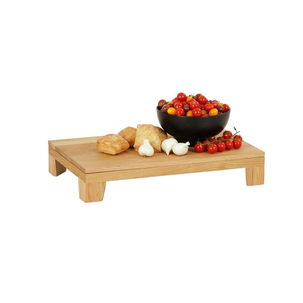Cal-Mil Sydney Oak Taper Leg Riser, 12 inch Width x 20 inch Depth x 3.25 inch Height