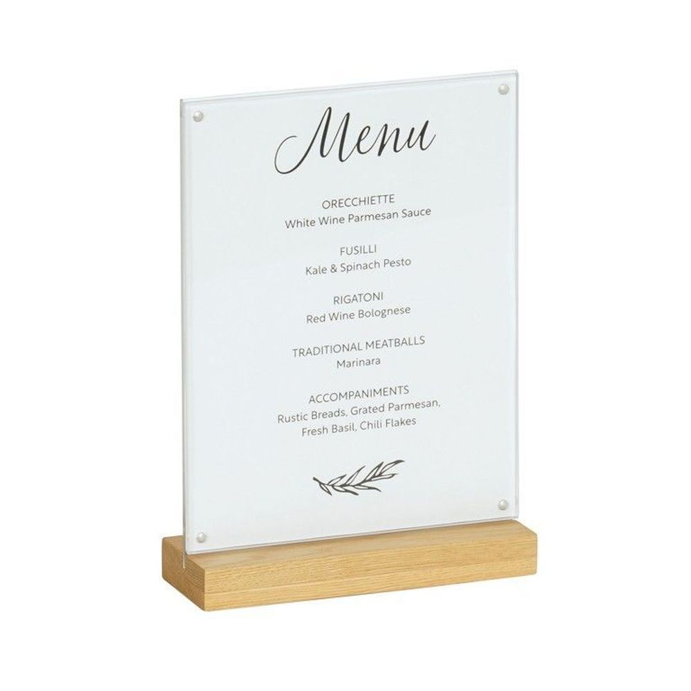 Cal-mil Sydney Oak Card Holder, 8.5 Inch Width X 3 Inch Depth X 12.25 Inch Height