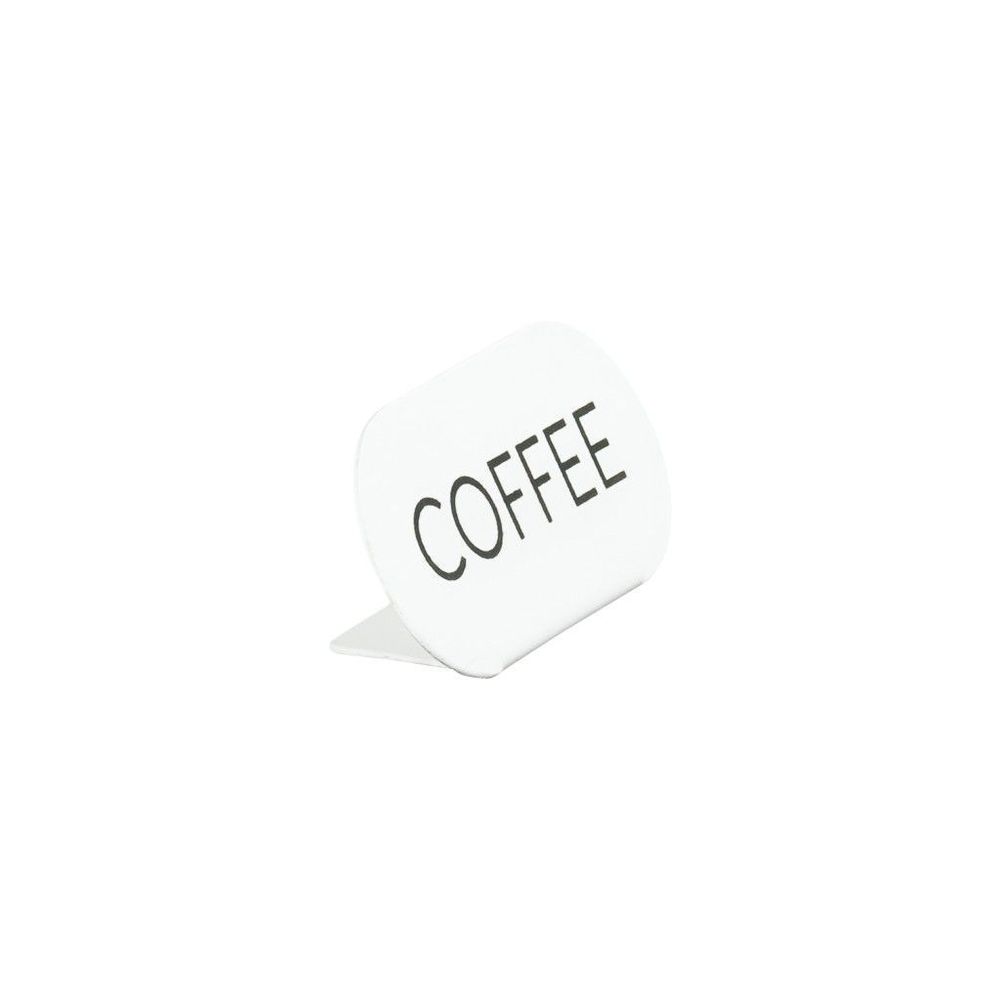 Cal-mil Juno Oval Coffee Tent, 4.5 Inch Width X 2 Inch Height -- 6 Per Case