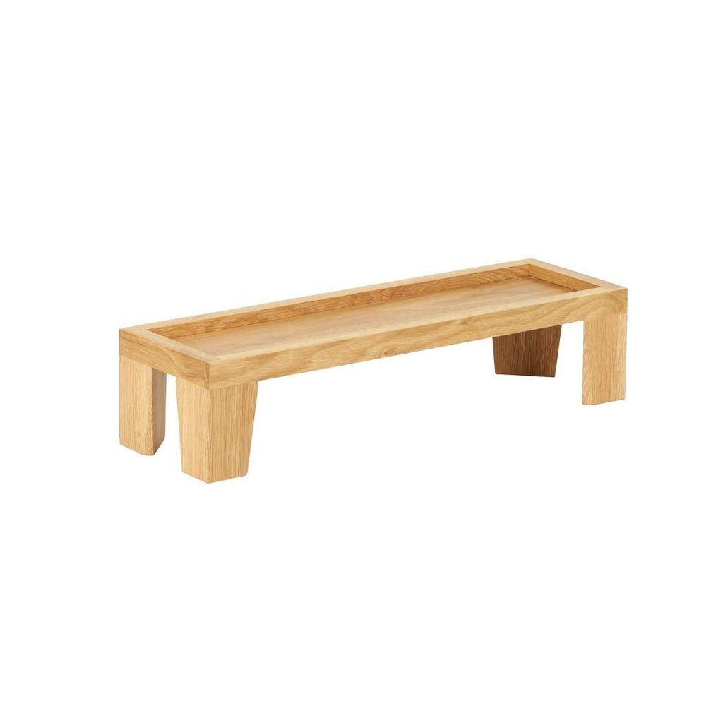 Cal-Mil Sydney Oak Taper Leg Riser, 6 inch Width x 20 inch Depth x 6 ...