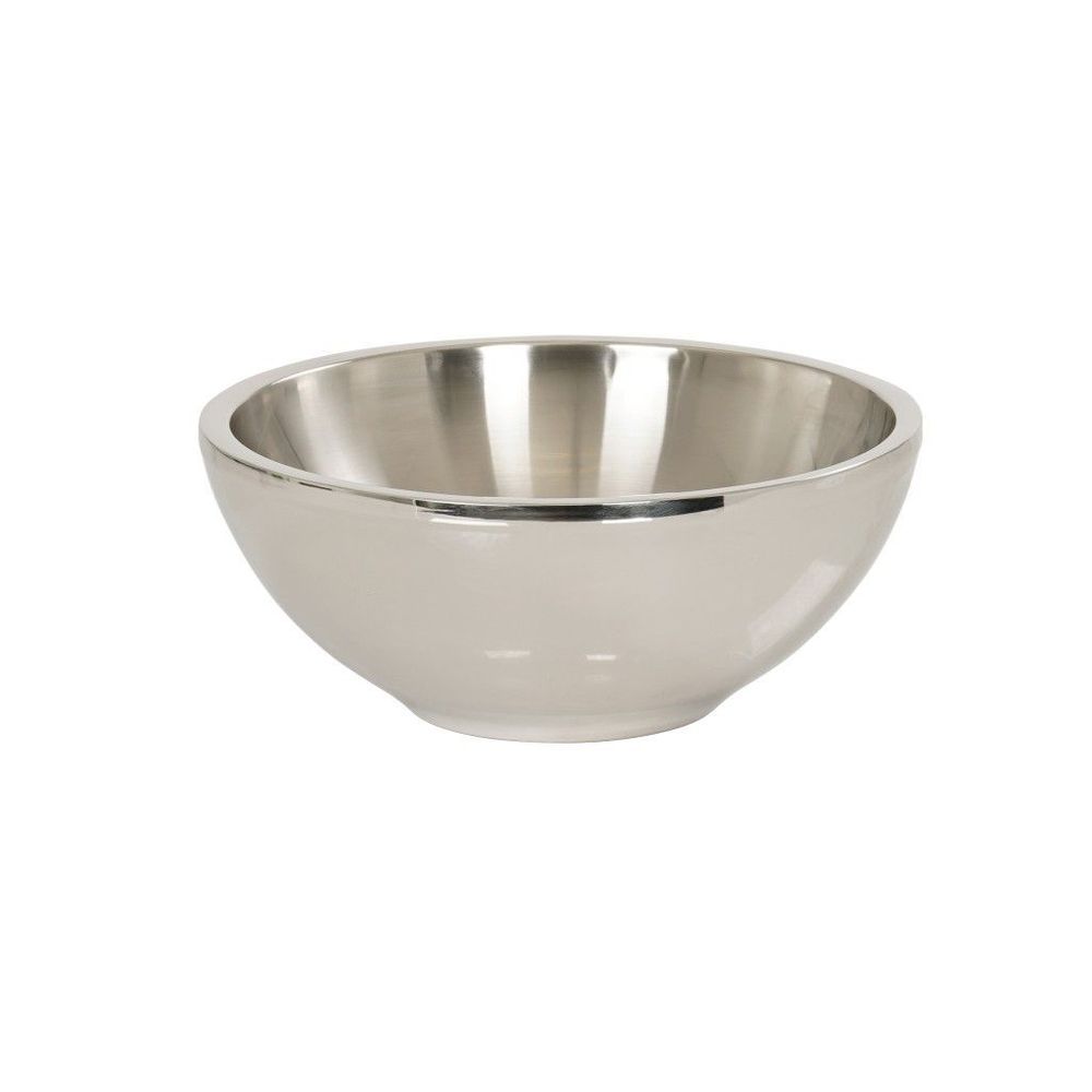 Cal-mil Stainless Round Cold Bowl, 12 Inch Dia. X 5 Inch Height