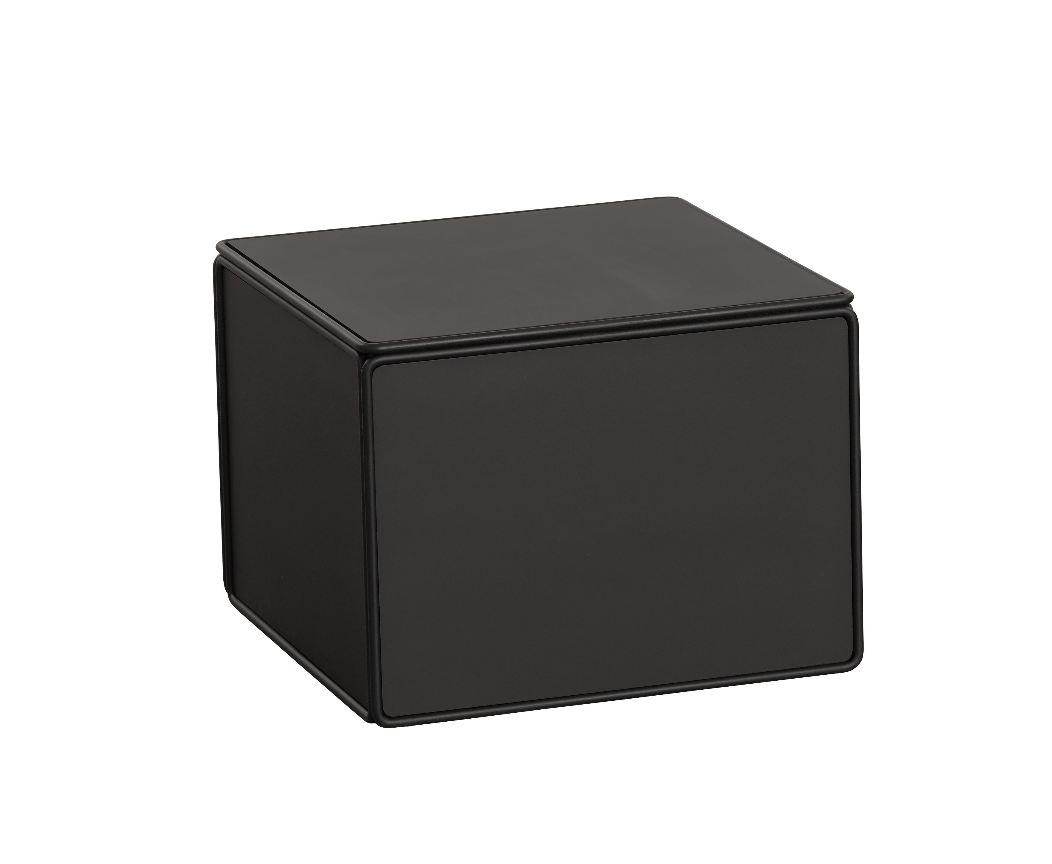 Cal Mil Onyx Durable Black Metal Square Riser, 12 inch Width x 12 inch ...