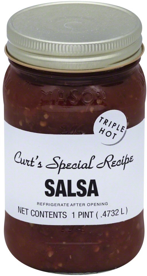 Curts Special Recipe Triple Hot Salsa Case FoodServiceDirect