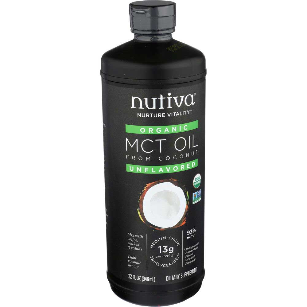 Nutiva Organic Unflavored Mct Oil, 32 Fluid Ounce