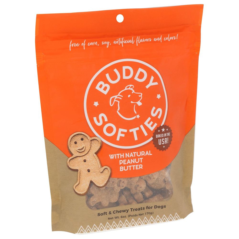 Buddy Biscuits Peanut Butter Soft And Chewy Dog Treats, 6 Ounce -- 12 Per Case