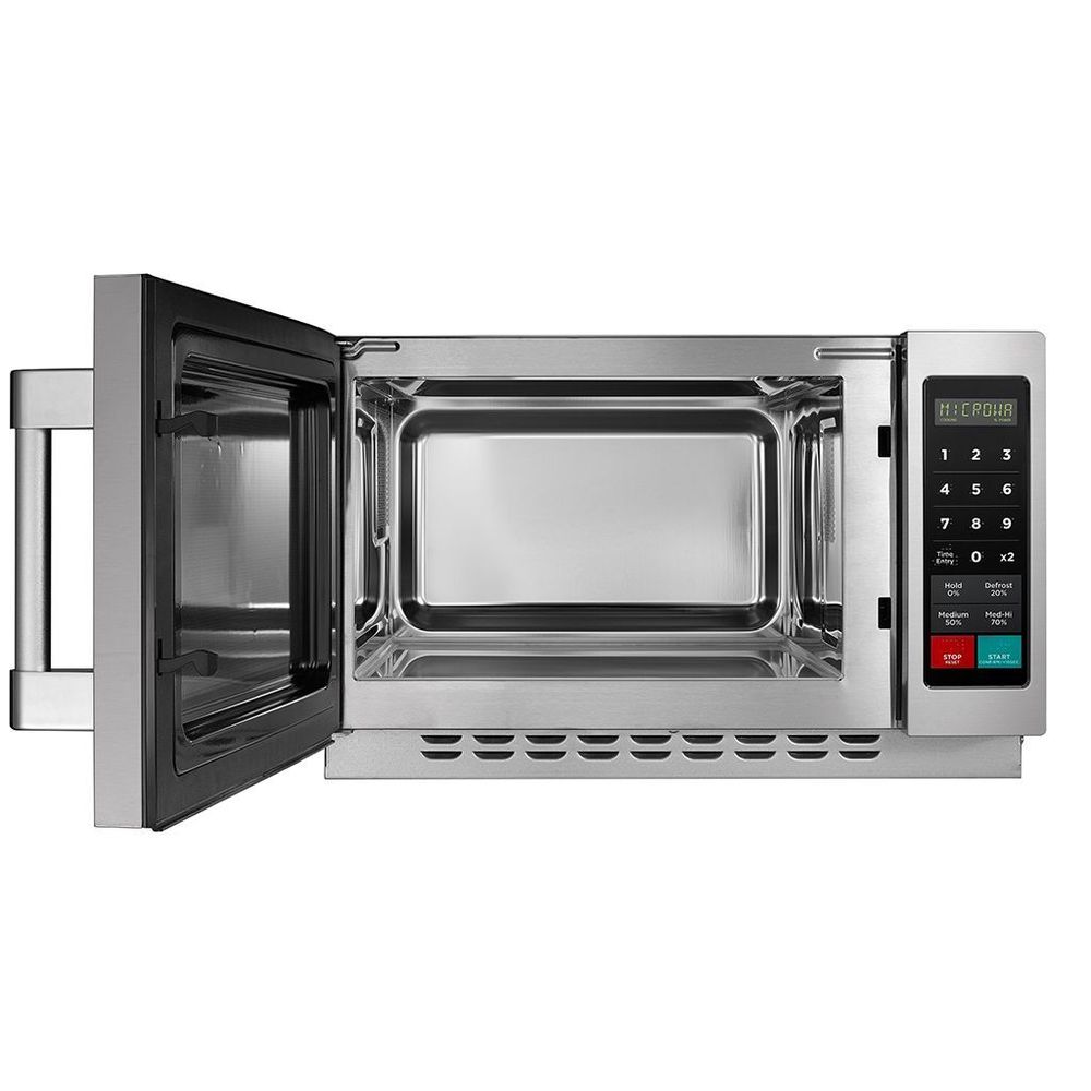 Midea 1.2 Cubic Feet 1000 Watts Push Button Medium Duty Commercial Microwave Oven