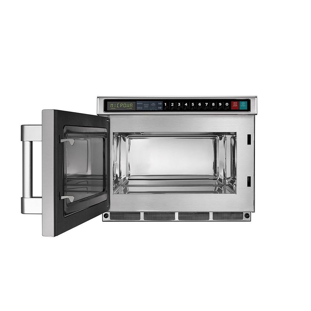 Midea 0.6 Cubic Feet 1800 Watts Push Button Heavy Duty Commercial Microwave Oven