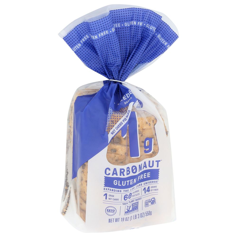 Carbonaut Gluten Free Seeded Bread, 19 Ounce -- 8 Per Case