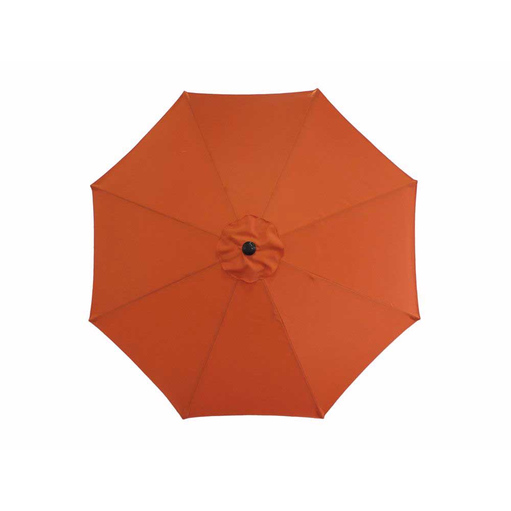 American Maid Aluminum Orange Umbrella With Crank, 9 Feet -- 4 Per Case