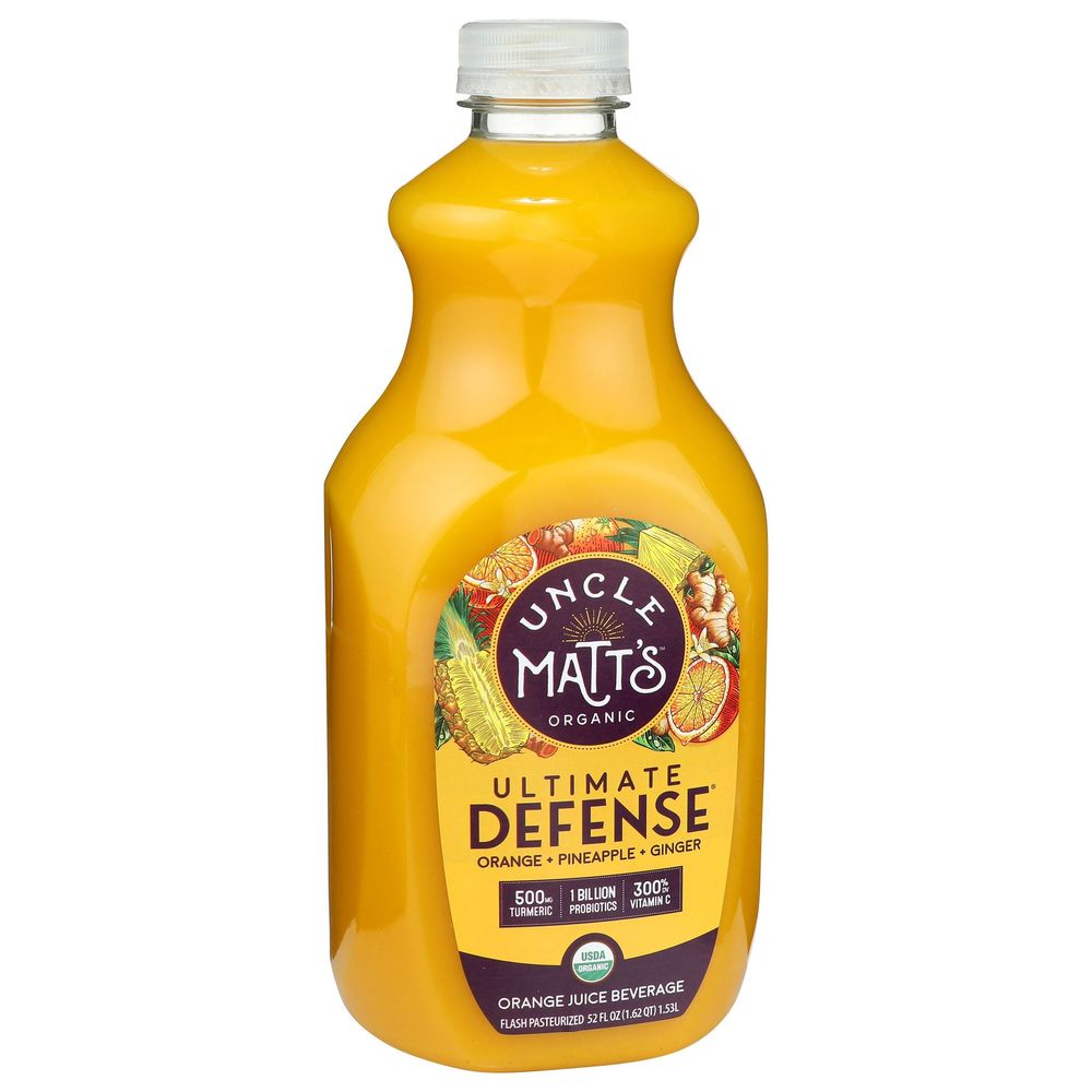 Uncle Matt's Organic Ultimate Defense Orange Juice, 52 Ounce -- 6 Per Case