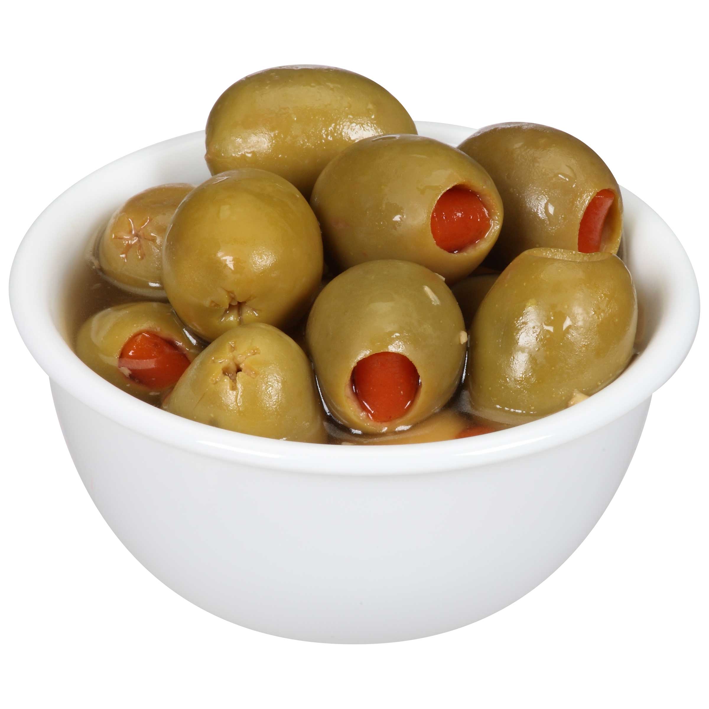Lindsay Stuffed Queens Spanish Green Olives 100/120, 84 Ounce -- 4