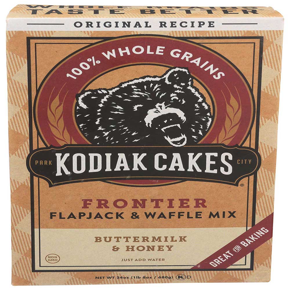 Kodiak Buttermilk and Honey Flapjack and Waffle Mix, 24 Ounce -- 6 per case