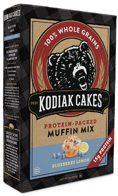 Kodiak Cakes Blueberry Lemon Muffin Mix, 14 Ounce -- 6 per case